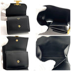 Celine Wallet Small Flap Triomphe Black — view 5