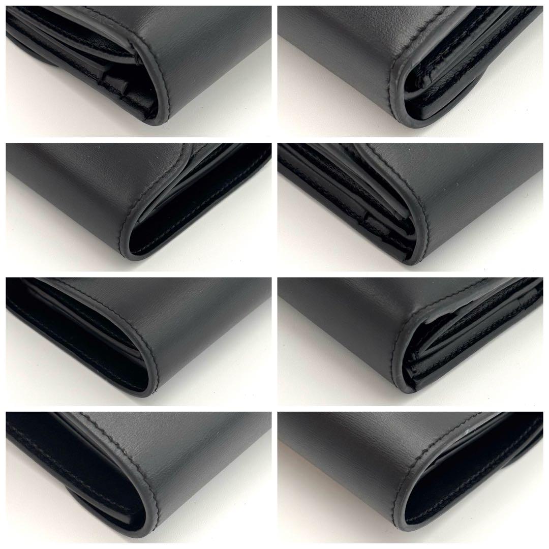 Celine Wallet Small Flap Triomphe Black — view 7