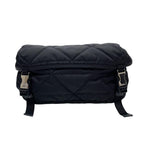 Prada Nylon Leather Padded Quilted Shoulder Bag Black — view 2