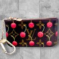Louis Vuitton Takashi Murakami Collaboration Monogram Pochette Cles Cherry