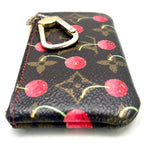 Louis Vuitton Takashi Murakami Collaboration Monogram Pochette Cles Cherry — view 5