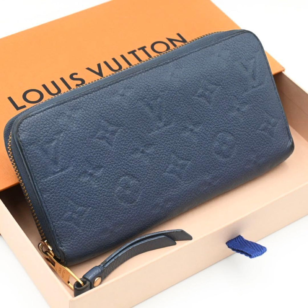 Louis Vuitton Zippy Wallet Empreinte Blue