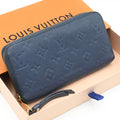 Louis Vuitton Zippy Wallet Empreinte Blue