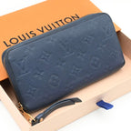 Louis Vuitton Zippy Wallet Empreinte Blue