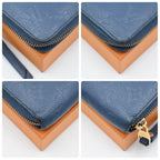 Louis Vuitton Zippy Wallet Empreinte Blue — view 7