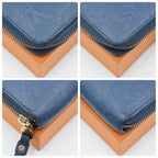 Louis Vuitton Zippy Wallet Empreinte Blue — view 8