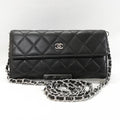 Chanel Quilted Wallet Lambskin Chain Shoulder Bag