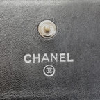 Chanel Quilted Wallet Lambskin Chain Shoulder Bag — view 5