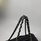 Chanel Super Paris Pisance CC Logo Chain Shoulder Bag Black — view 6
