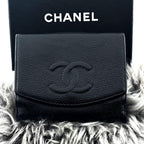 Chanel Wallet Coco Stitch Hook Caviar Bifold — view 2