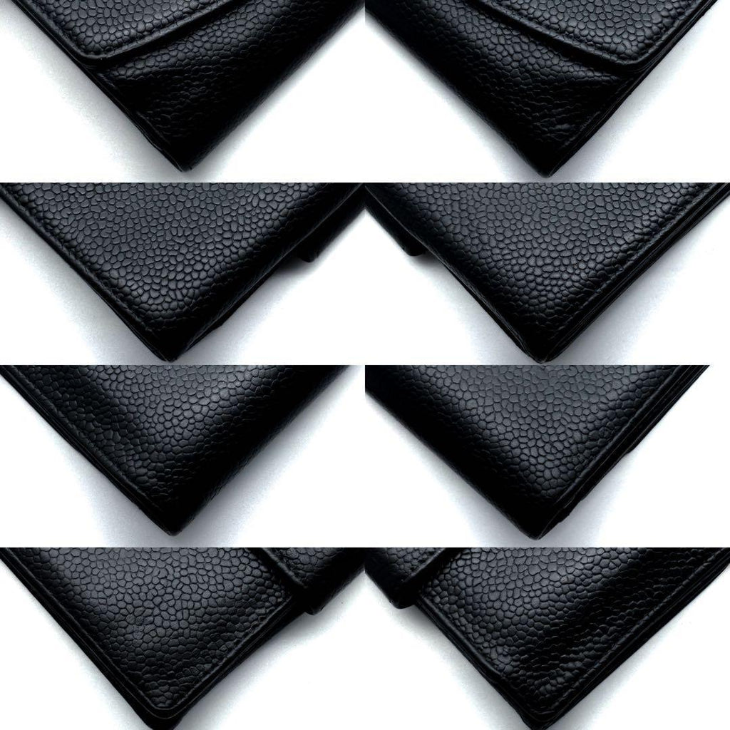 Chanel Wallet Coco Stitch Hook Caviar Bifold — view 8