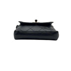 Chanel Bicolor Quilted Waist Bag Pouch CC Logo Black — view 3