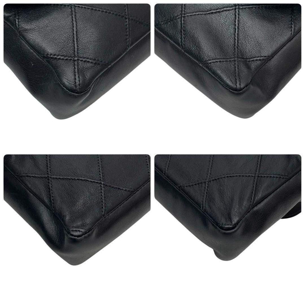 Chanel Bicolor Quilted Waist Bag Pouch CC Logo Black — view 6