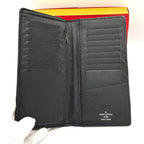 Louis Vuitton Epi Noir Black Portefeuille Brazza NM Wallet — view 3