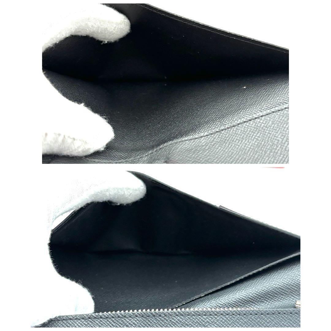 Louis Vuitton Epi Noir Black Portefeuille Brazza NM Wallet — view 6