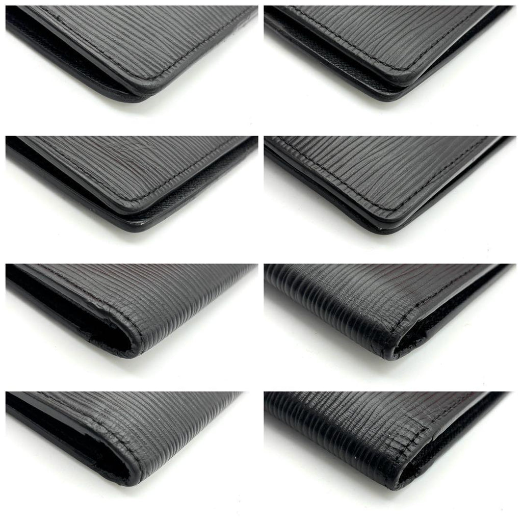 Louis Vuitton Epi Noir Black Portefeuille Brazza NM Wallet — view 8