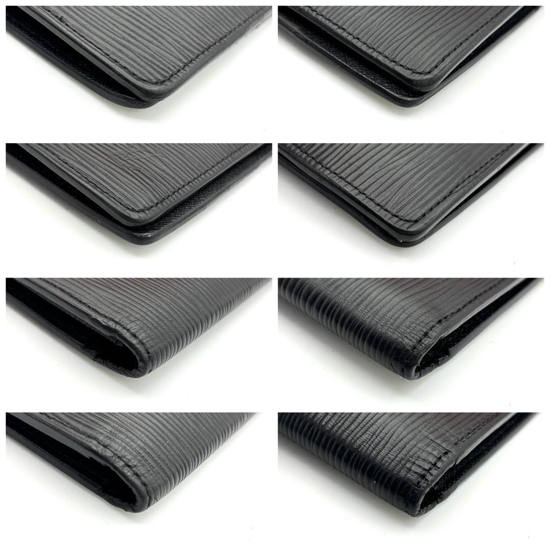 Louis Vuitton Epi Noir Black Portefeuille Brazza NM Wallet — view 8
