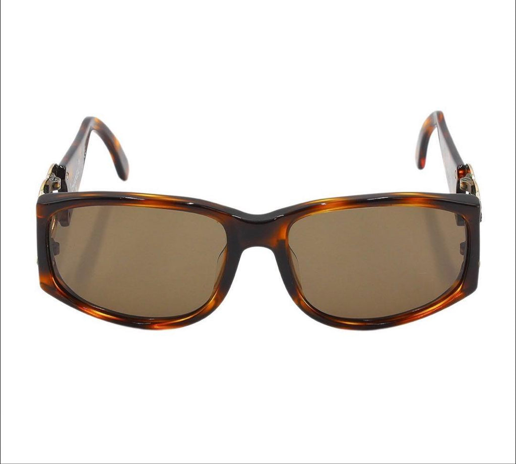 Chanel Side CC Logo Tortoiseshell Sunglasses Eyewear — view 3