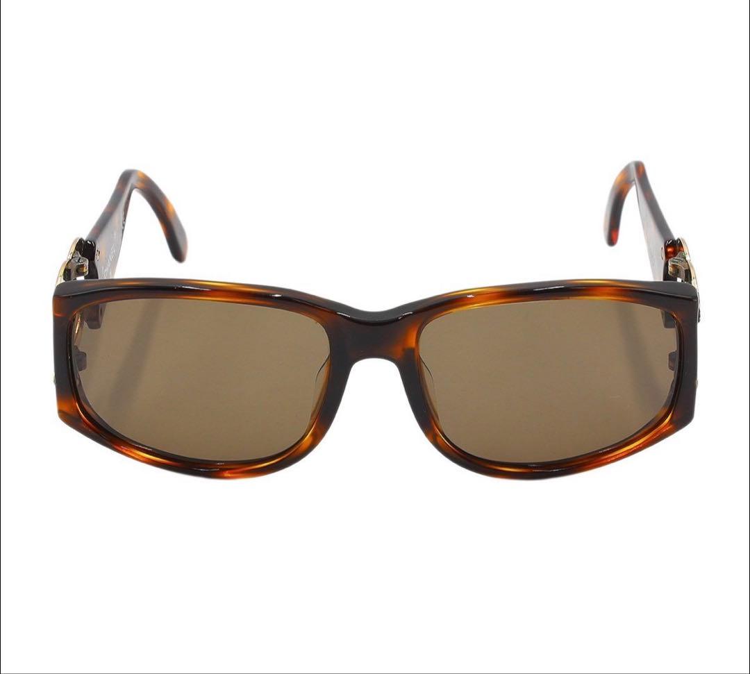 Chanel Side CC Logo Tortoiseshell Sunglasses Eyewear — view 3