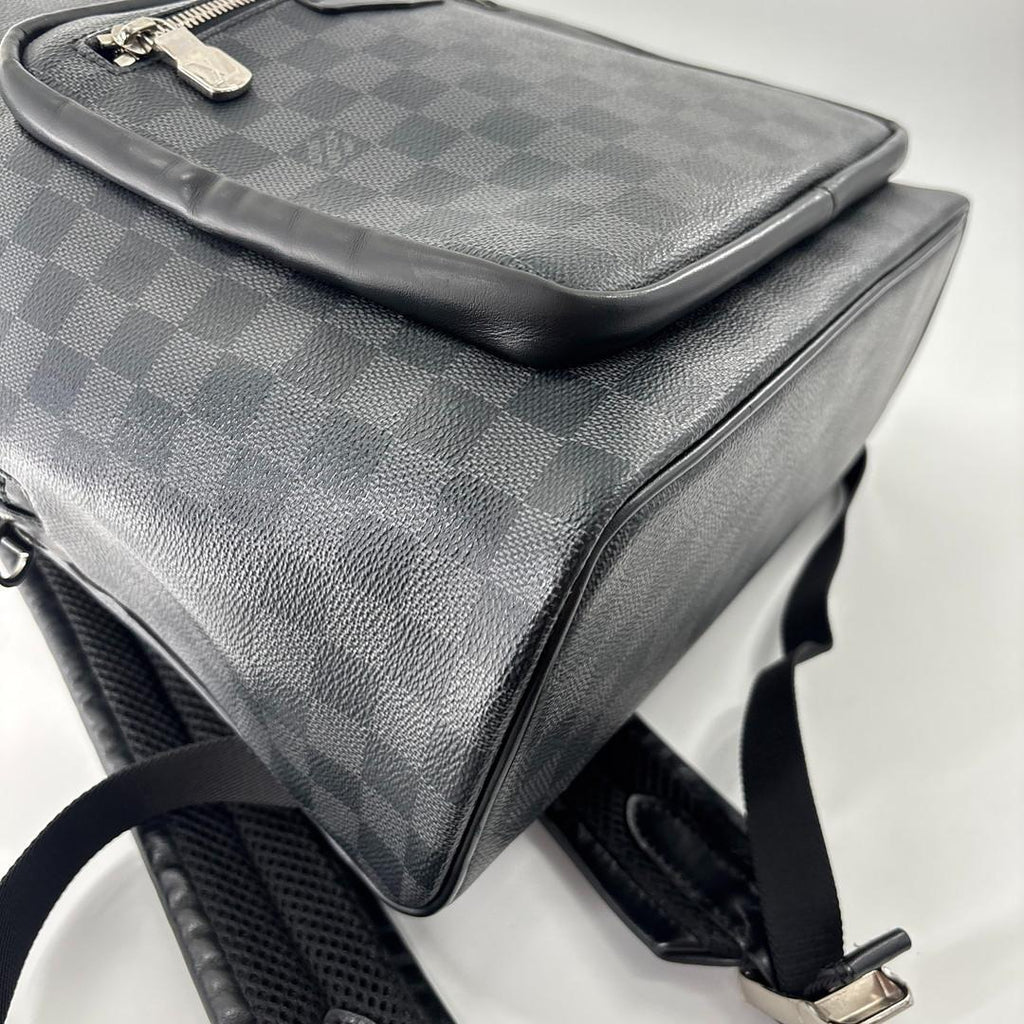 Louis Vuitton Super Damier Graphite Josh NV Backpack — view 8