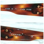 Chanel Sunglasses Tortoiseshell Wellington Brown Gold Eyewear — view 3