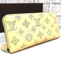 Louis Vuitton Built in Mahina Zippy Wallet Banana