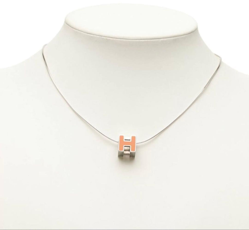 Hermes Cage de Ash Cube Necklace — view 2