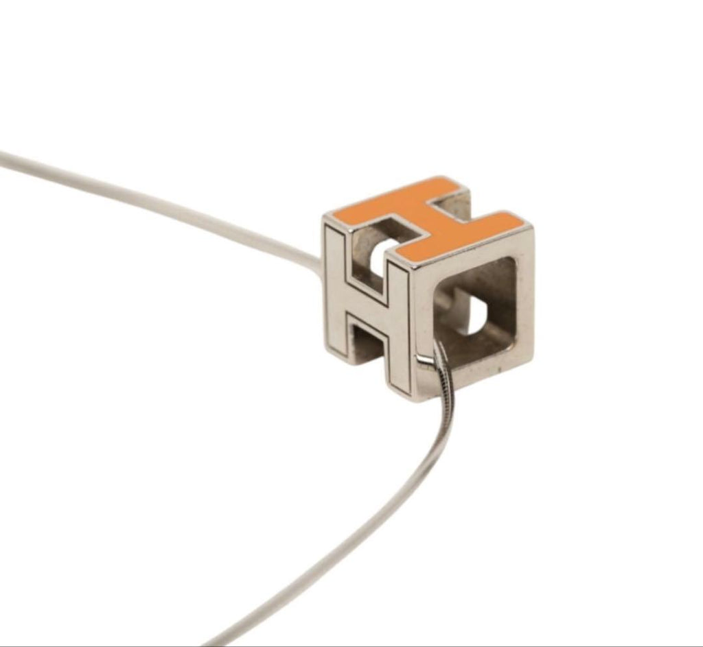 Hermes Cage de Ash Cube Necklace — view 3