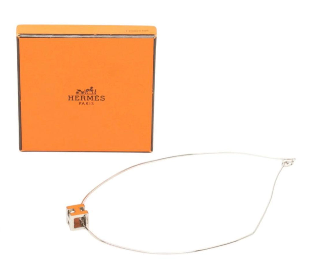 Hermes Cage de Ash Cube Necklace — view 7