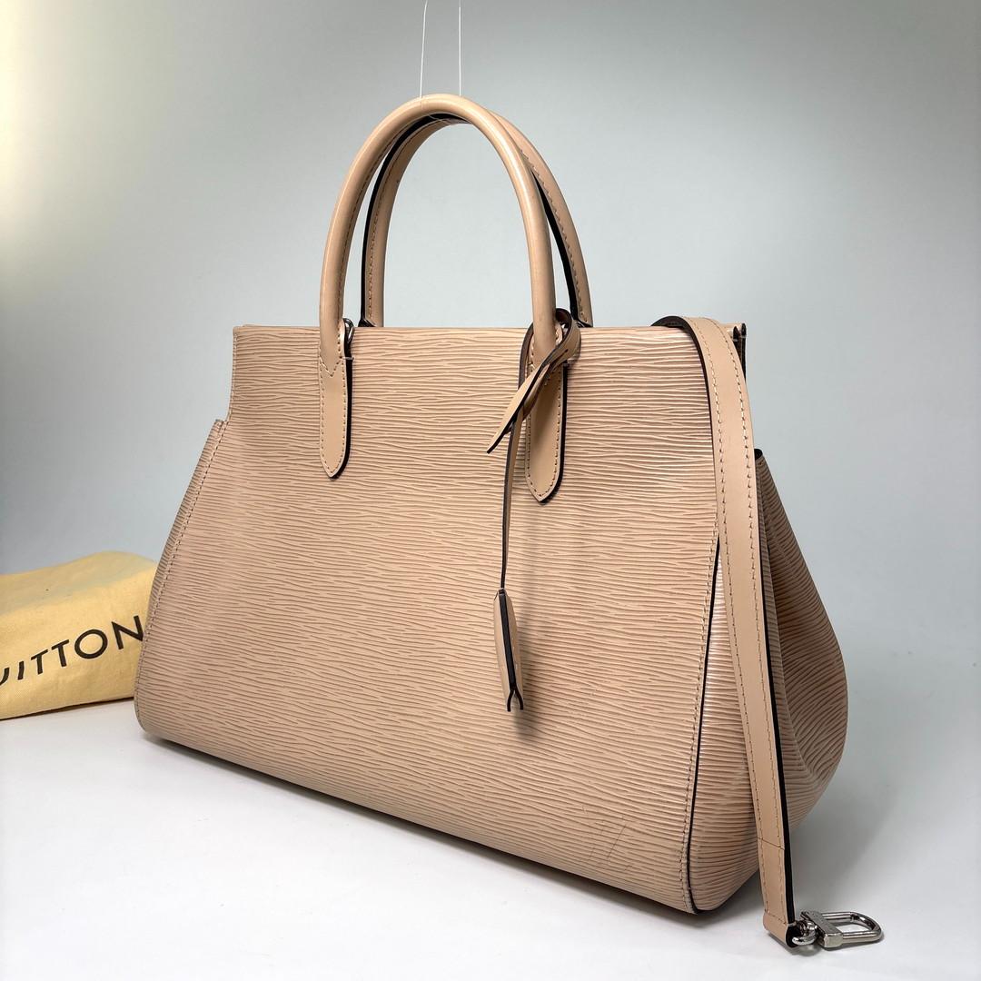Louis Vuitton Epi Marly MM Handbag Beige — view 2