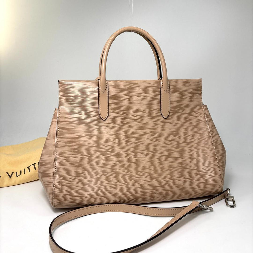 Louis Vuitton Epi Marly MM Handbag Beige — view 5