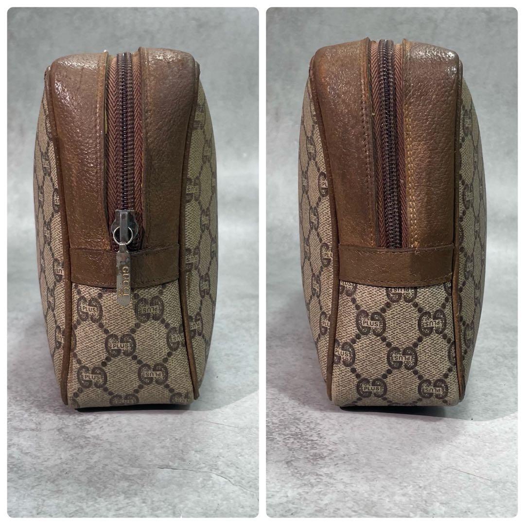 Gucci GG Clutch Brown Leather Second Logo — view 6
