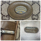 Gucci GG Clutch Brown Leather Second Logo — view 9