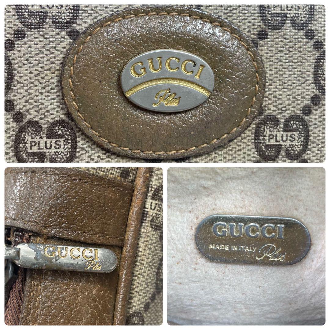 Gucci GG Clutch Brown Leather Second Logo — view 9
