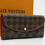 Louis Vuitton Portefeuille Kaisa Damier Red Wallet Rouge
