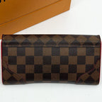 Louis Vuitton Portefeuille Kaisa Damier Red Wallet Rouge — view 3
