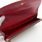 Louis Vuitton Portefeuille Kaisa Damier Red Wallet Rouge — view 7