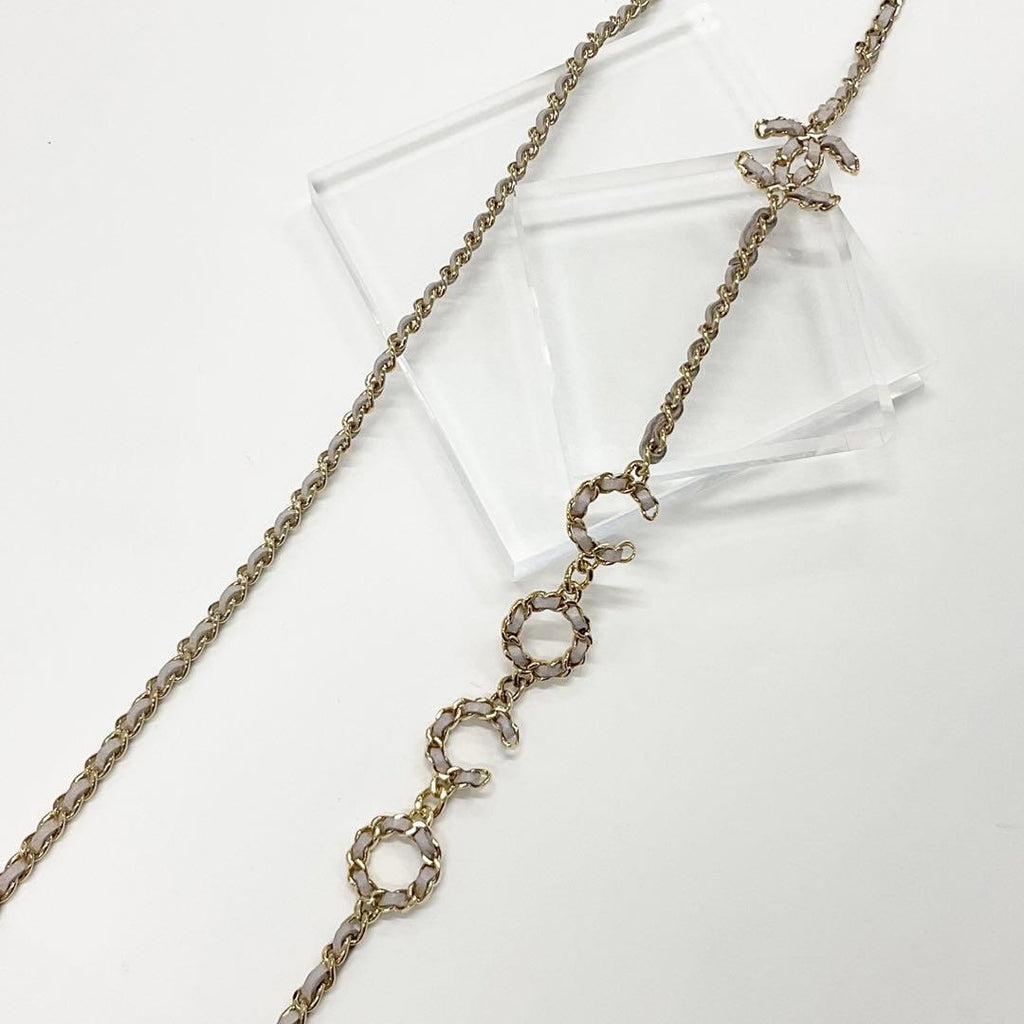 Chanel Caviar Leather CC Logo Mini Quilted Chain — view 4