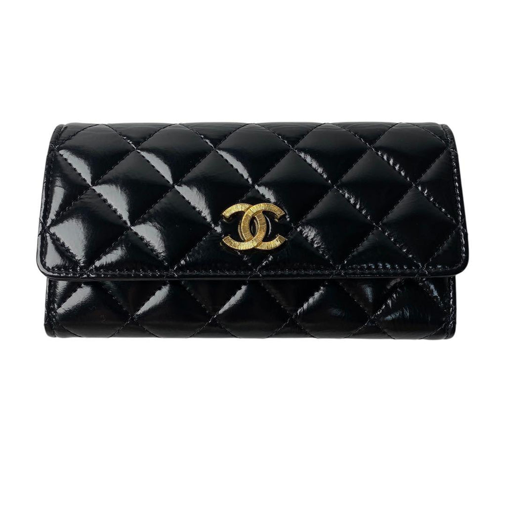 Chanel Quilted Ap4261 Long Wallet Coco Mark — view 2