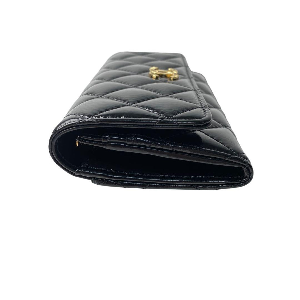 Chanel Quilted Ap4261 Long Wallet Coco Mark — view 4