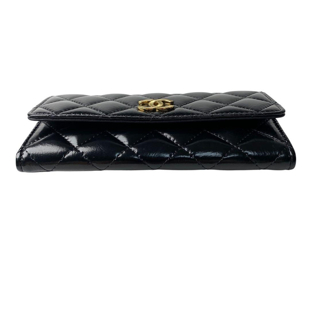 Chanel Quilted Ap4261 Long Wallet Coco Mark — view 6