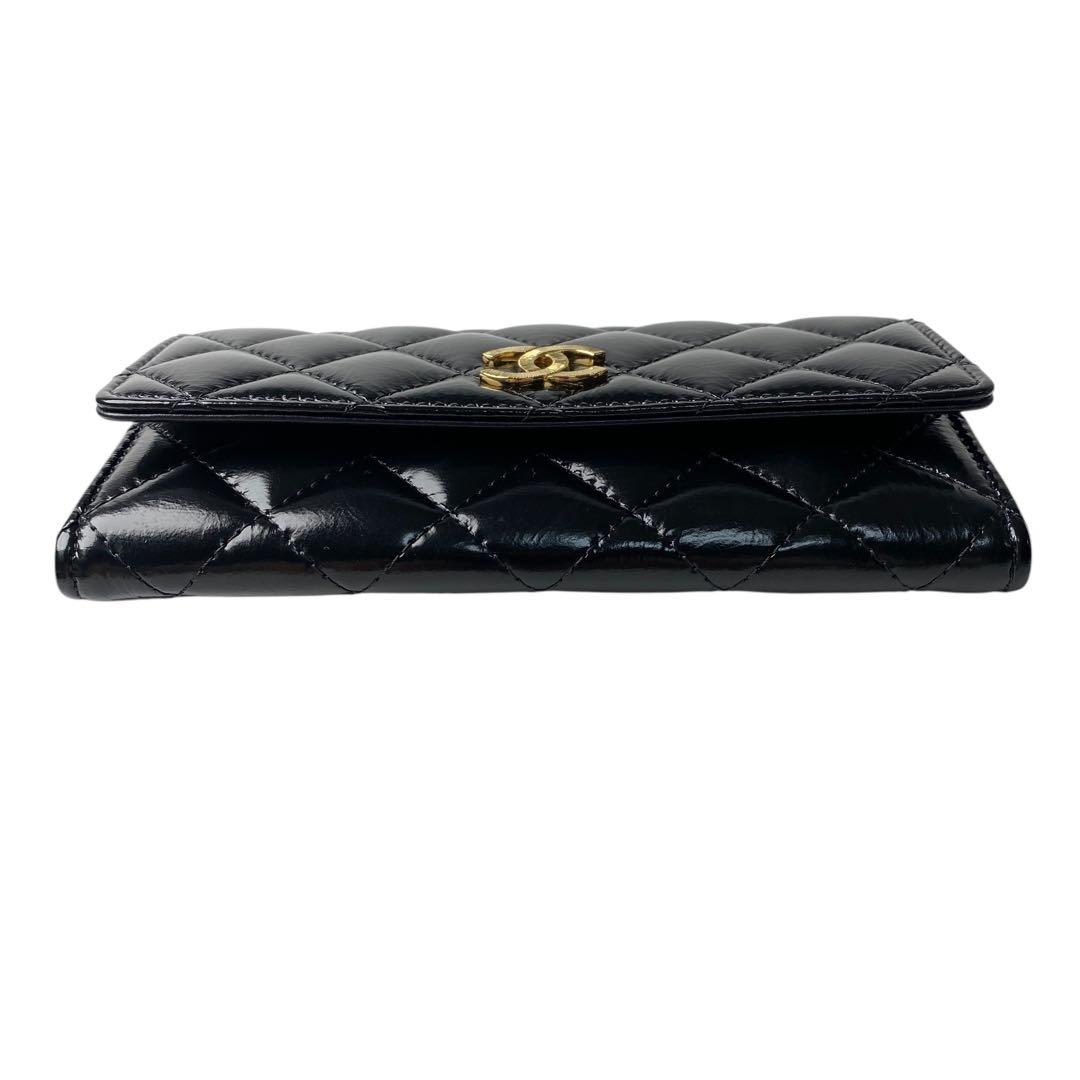 Chanel Quilted Ap4261 Long Wallet Coco Mark — view 6