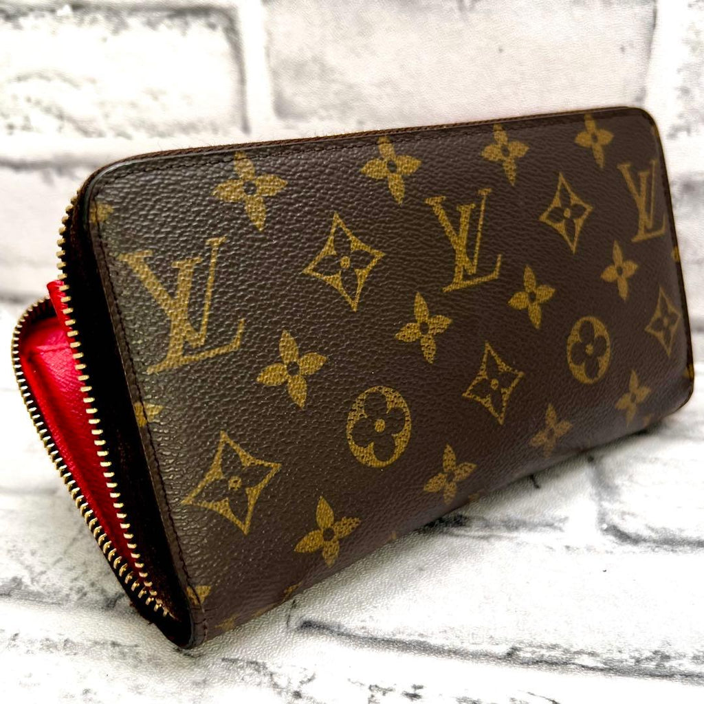 Louis Vuitton Monogram Coquelicot Zippy Wallet