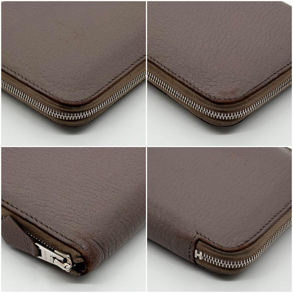 Hermes Azap Long All Leather Zip Around Wallet — view 5