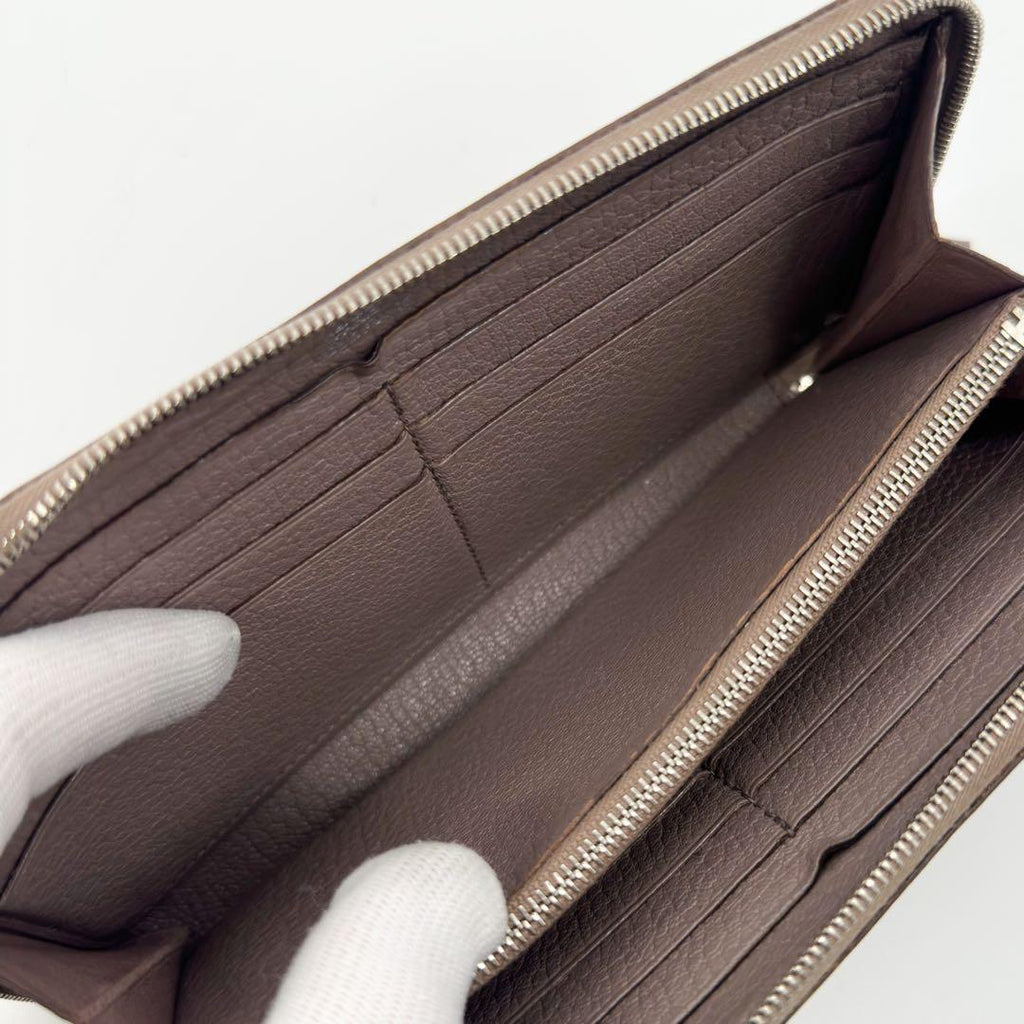 Hermes Azap Long All Leather Zip Around Wallet — view 7