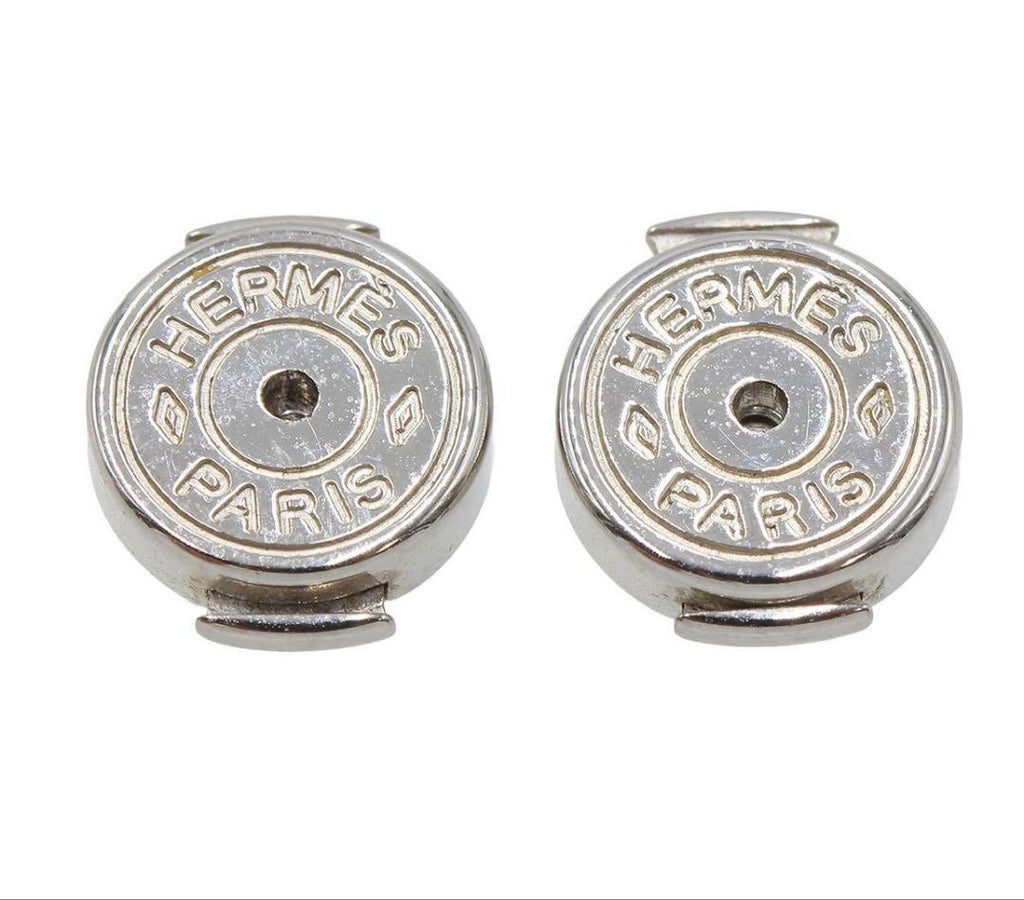 Hermes Cage de Ash Cube Logo Earrings — view 6