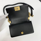 Chanel Boy 20 Quilted Lambskin Chain Shoulder — view 6