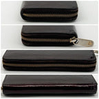 Louis Vuitton Zippy Wallet Vernis Amarante Monogram Round — view 6