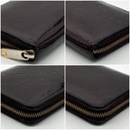 Louis Vuitton Zippy Wallet Vernis Amarante Monogram Round — view 7