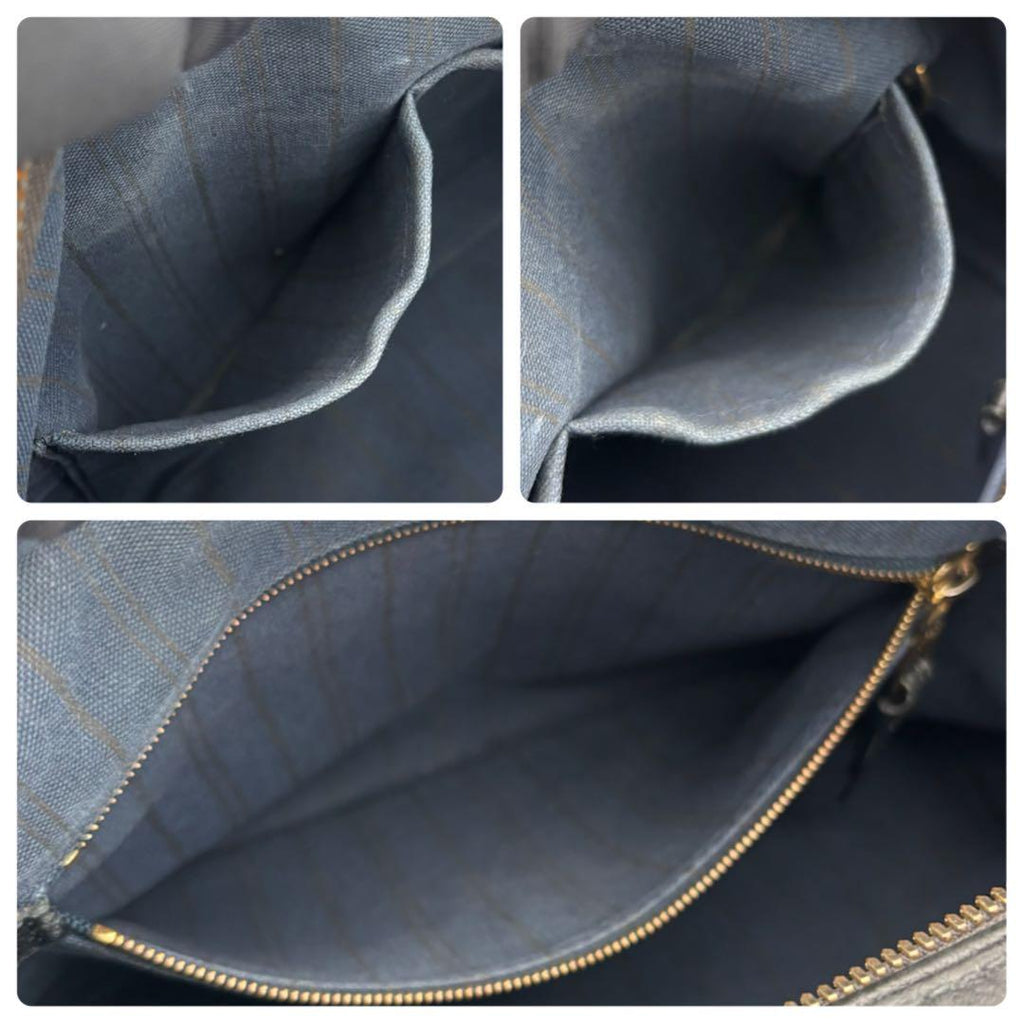 Louis Vuitton Monogram Empreinte Speedy Bandouliere 25 Navy Handbag — view 4